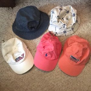 Hat bundle black dog vineyard vines Ralph Lauren